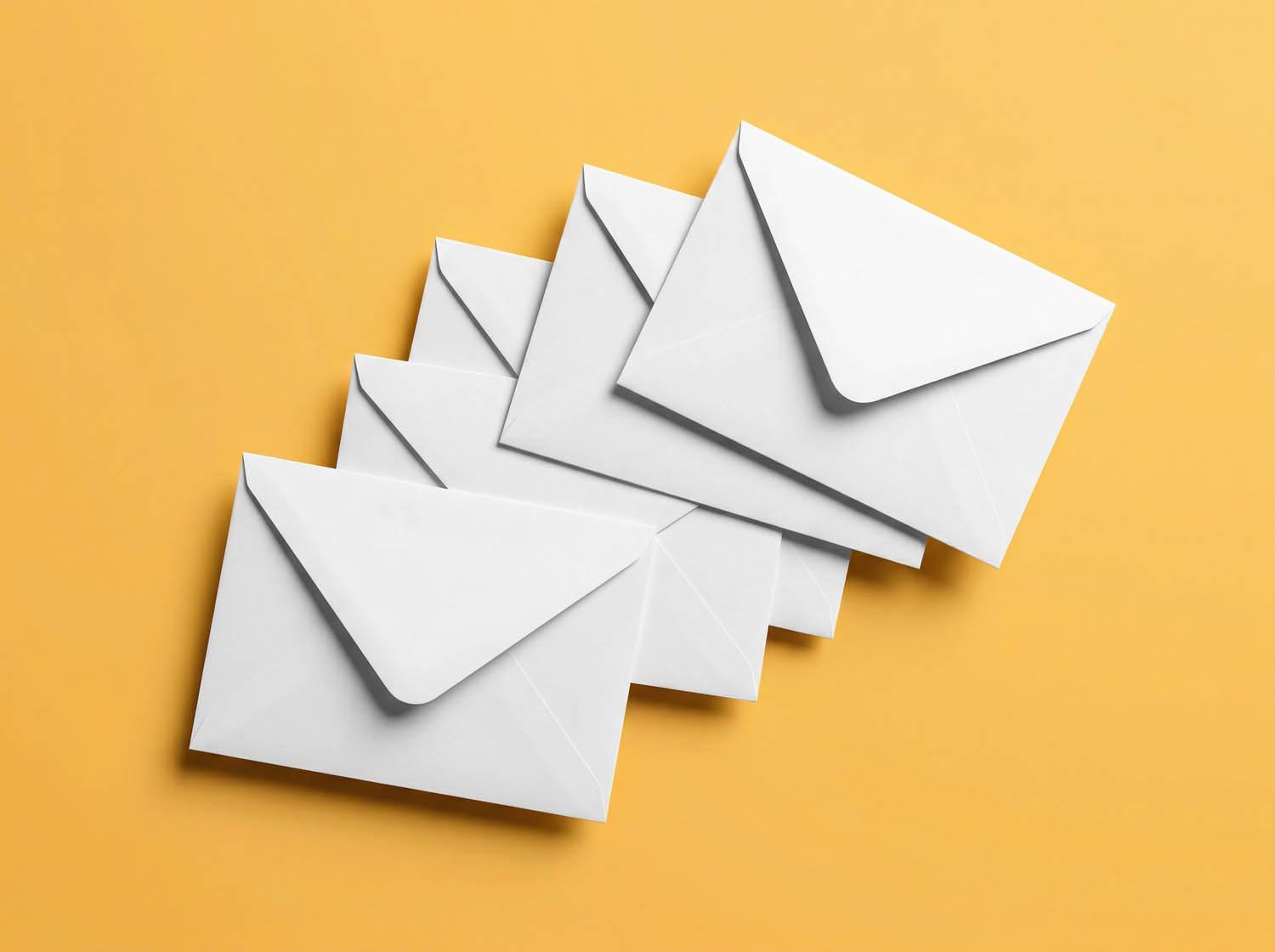 Extra optie: 5 enveloppen € 5,00 